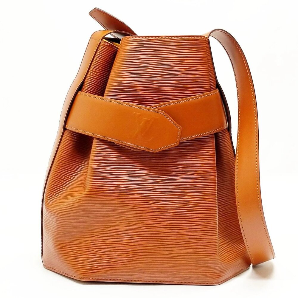 Louis Vuitton LV Shoulder Bag Sac DepaulePM Brown Epi 500-052625